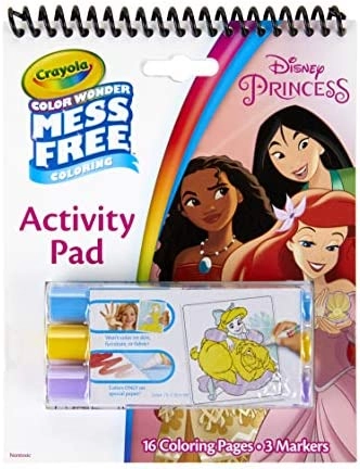 SET ZA BOJANJE CRAYOLA DISNEY PRINCESS, FOLDALOPE, 4 MARKERS 75-2813