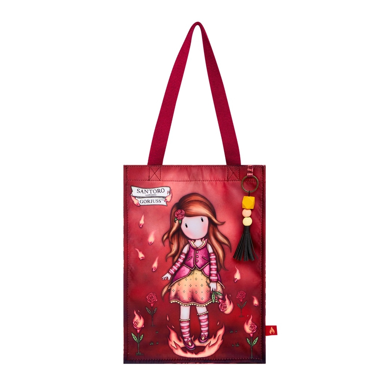 290GJ20 GORJUSS- TOTE BAG - FIRE IN MY HEART