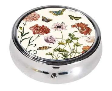KUTIJA ZA TABLETE FRIDOLIN ROUND SILVER MARIA SIBYLLA MERIAN 19946