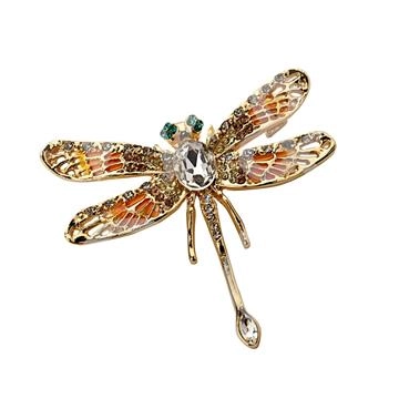 BROŠ WIDDOP SOPHIA PINK & BLUE BUTTERFLY SP435BR