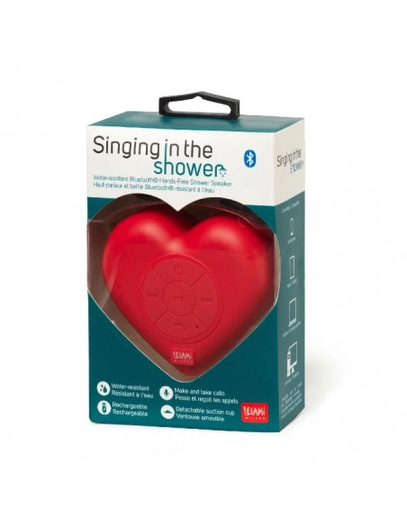 BLUETOOTH ZVUČNIK LEGAMI WATER RESISTANT HEART SHOW0008