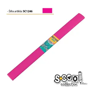 KREP PAPIR SVIJETLO ROZI 200X50CM NBK SC1246