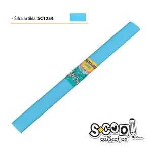 KREP PAPIR SVIJETLO PLAVI 200X50CM NBK SC1254