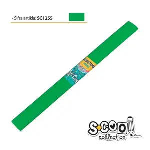 KREP PAPIR ZELENI 200X50CM NBK SC1255