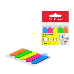 OZNAČIVAČ STRANICA 12X44 100L 5 BOJA ERICHKRAUSE NEON ARROWS 1/5