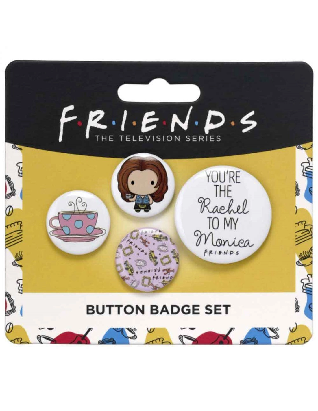 BEDŽ DISTRINEO FRIENDS RACHEL EFTB0007 1/4			