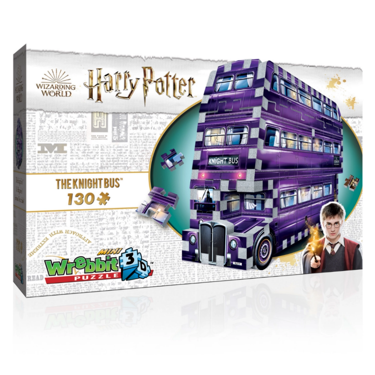 PUZZLE 130 3D DISTRINEO KNIGHT BUS HP W3D0203			