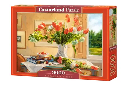 PUZZLE 3000 CASTOR FLORAL IMPRESSIONS C-300594-2