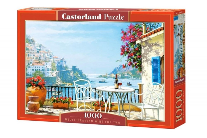 PUZZLE 1000 CASTOR MEDITERRANEAN WINE FOR TWO C-105007-2
