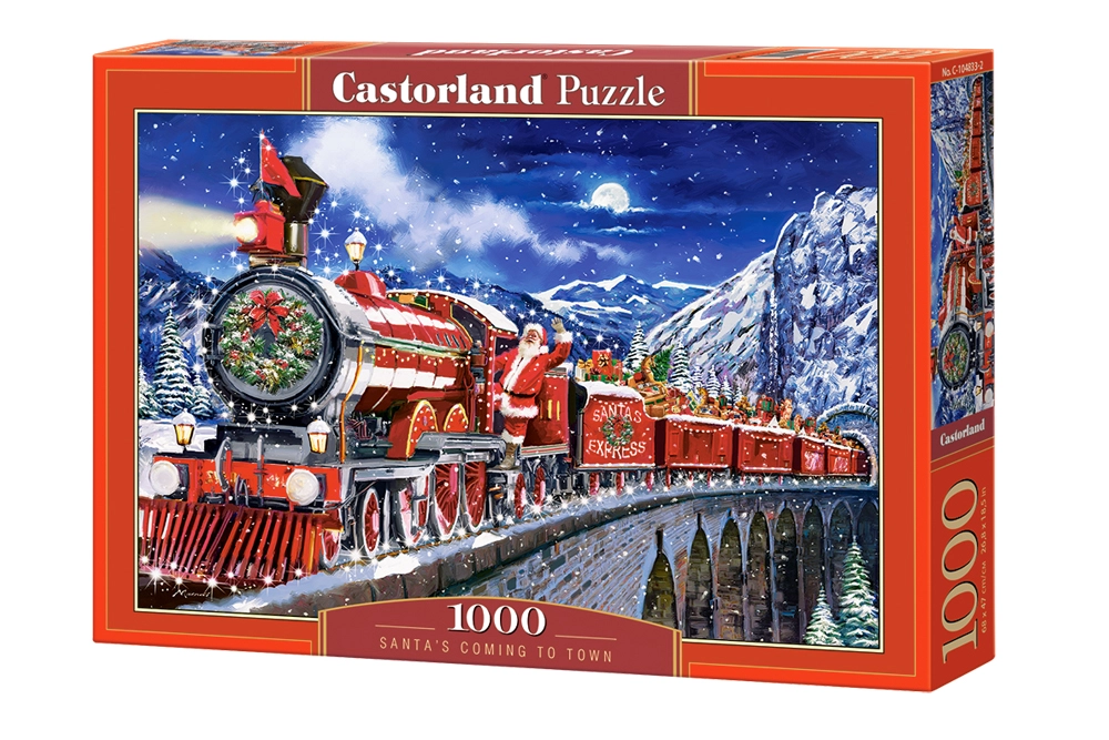 PUZZLE 1000 CASTOR SANTA COMING TO TOWN C-104833-2