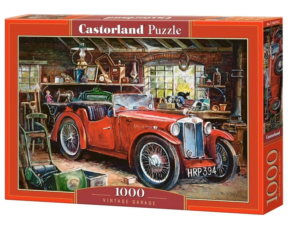 PUZZLE 1000 CASTOR VINTAGE GARAGE C-104574-2