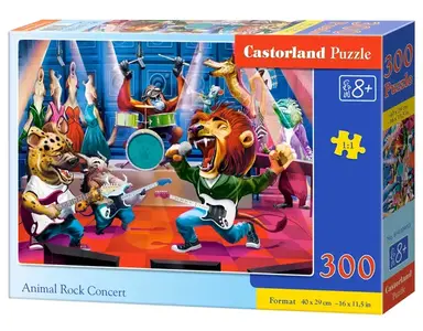 PUZZLE 300 CASTOR ANIMAL ROCK CONCERT B-030453