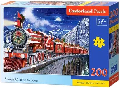 PUZZLE 200 CASTOR SANTAS COMING TO TOWN B-222254