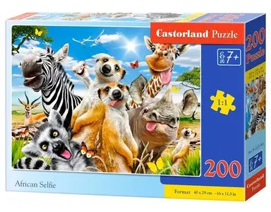 PUZZLE 200 CASTOR AFRICAN SELFIE B-222148