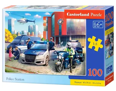 PUZZLE 100 CASTOR POLICE STATION B-11176