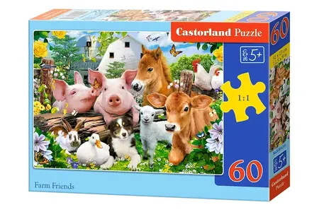 PUZZLE 60 CASTOR FARM FRIENDS B-066209