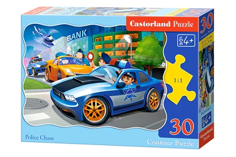PUZZLE 30 CASTOR POLICE CHASE B-03785-1