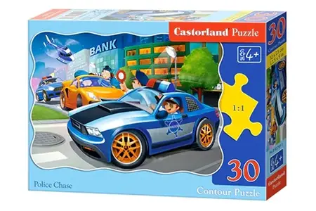 PUZZLE 30 CASTOR POLICE CHASE B-03785-1
