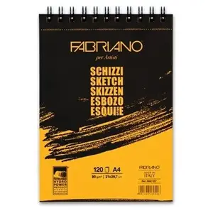BLOK 21X14.8 60L 90G ZA SKICIRANJE FABRIANO SCHIZZI 56614821