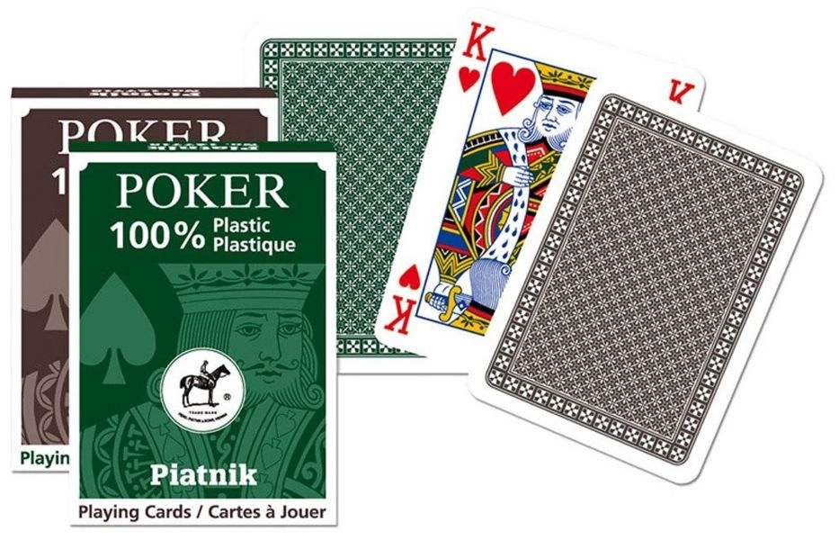 KARTE 100% PLASTIC POKER PIATNIK SF 136214