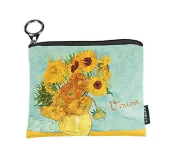 NOVČANIK MINI PURSE WITH ZIP VAN GOGH SUNFLO 19272