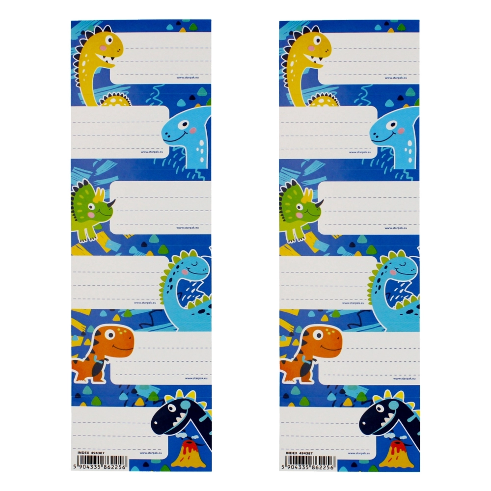 NALJEPNICE ZA SVESKE EURO-TRADE DINO 494387