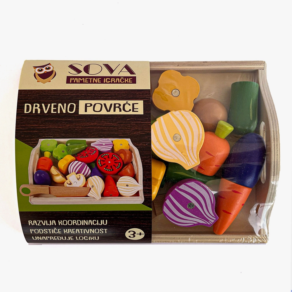 SOVA DRVENO POVRĆE NA TACNI 32