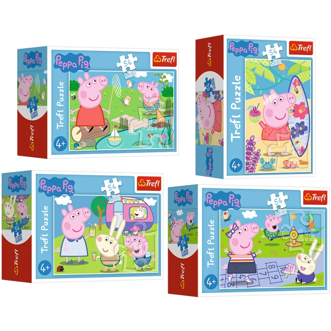 PUZZLE 54 MINI TREFL HAPPY DAY OF PEPPA PIG/PEPPA PIG 54169