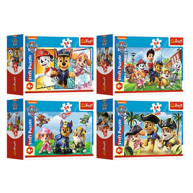 PUZZLE 54 MINI TREFL BE LIKE PAW PATROL/VIACOM PAW PATROL 54200
