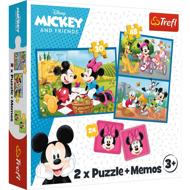 PUZZLE 2IN1 + MEMO TREFL MEET THE DISNEY CHARACTERS / DISNEY STANDARD CHARACTE