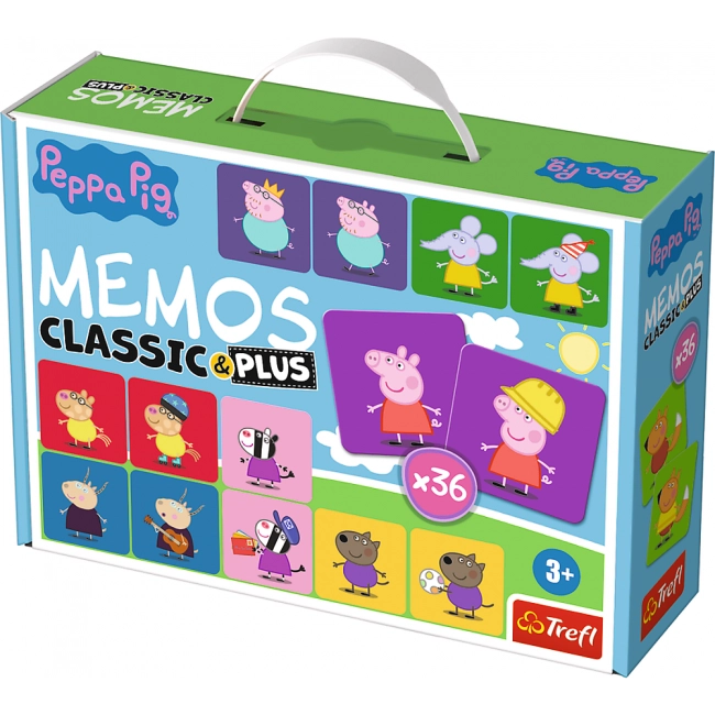 MEMO IGRA TREFL CLASSIC&PLUS  PEPPA PIG 02270
