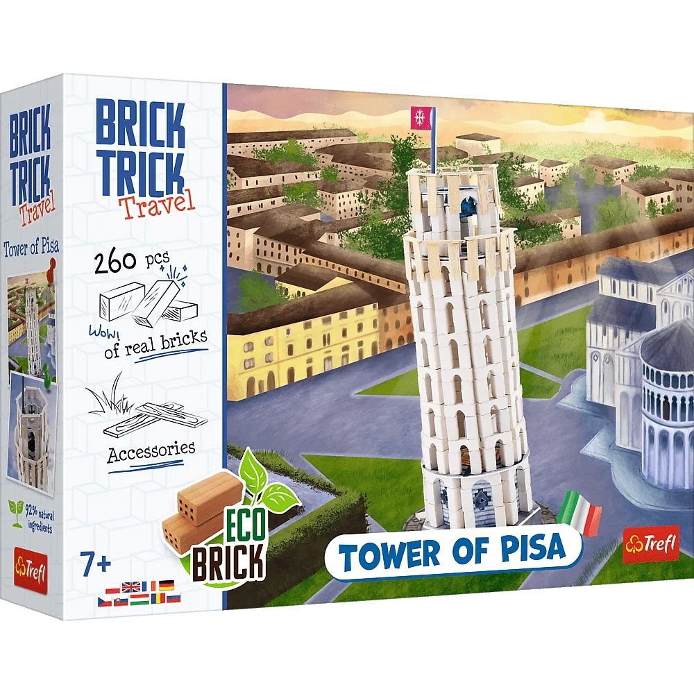 KOCKE/ CIGLE TREFL L  TRAVEL - TOWER OF PISA_ECO_EN 61610
