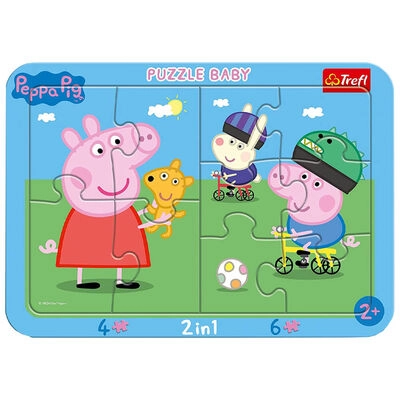PUZZLE BABY FRAME TREFL HAPPY PEPPA PIG / PEPPA PIG 80021
