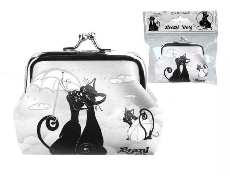 NOVČANIK ZA SITAN NOVAC  HANIPOL  CRAZY CATS  021-3812
