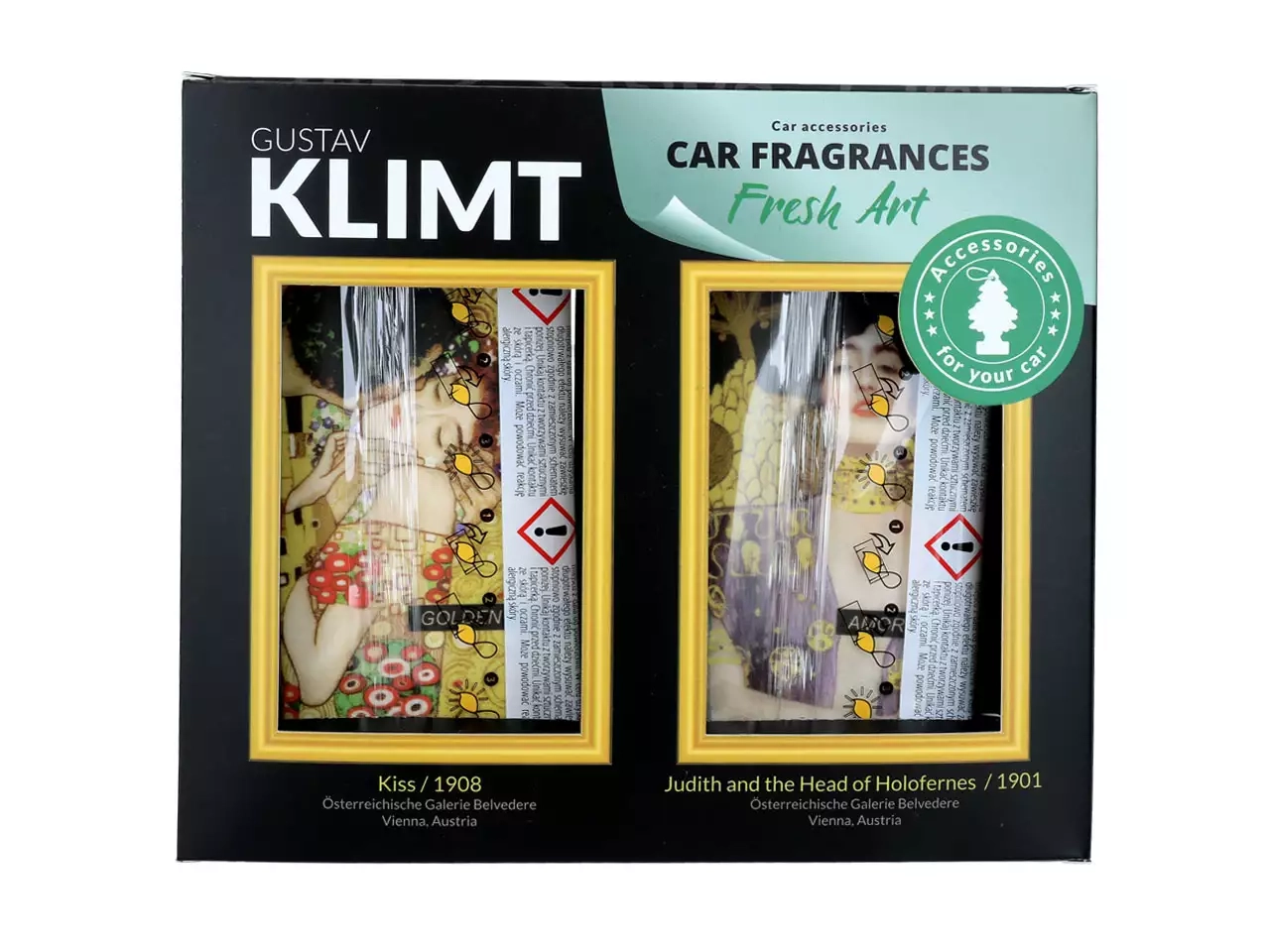 OSVJEŽIVAČ ZA AUTO SET 1/2 HANIPOL- G. KLIMT, AMORE MIO I GOLDEN LADY  457-4100