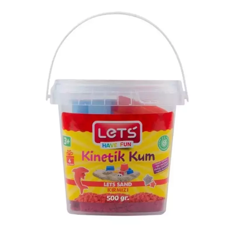 KINETIČKI PIJESAK 500G LETS CRVENI L-10161 (18)