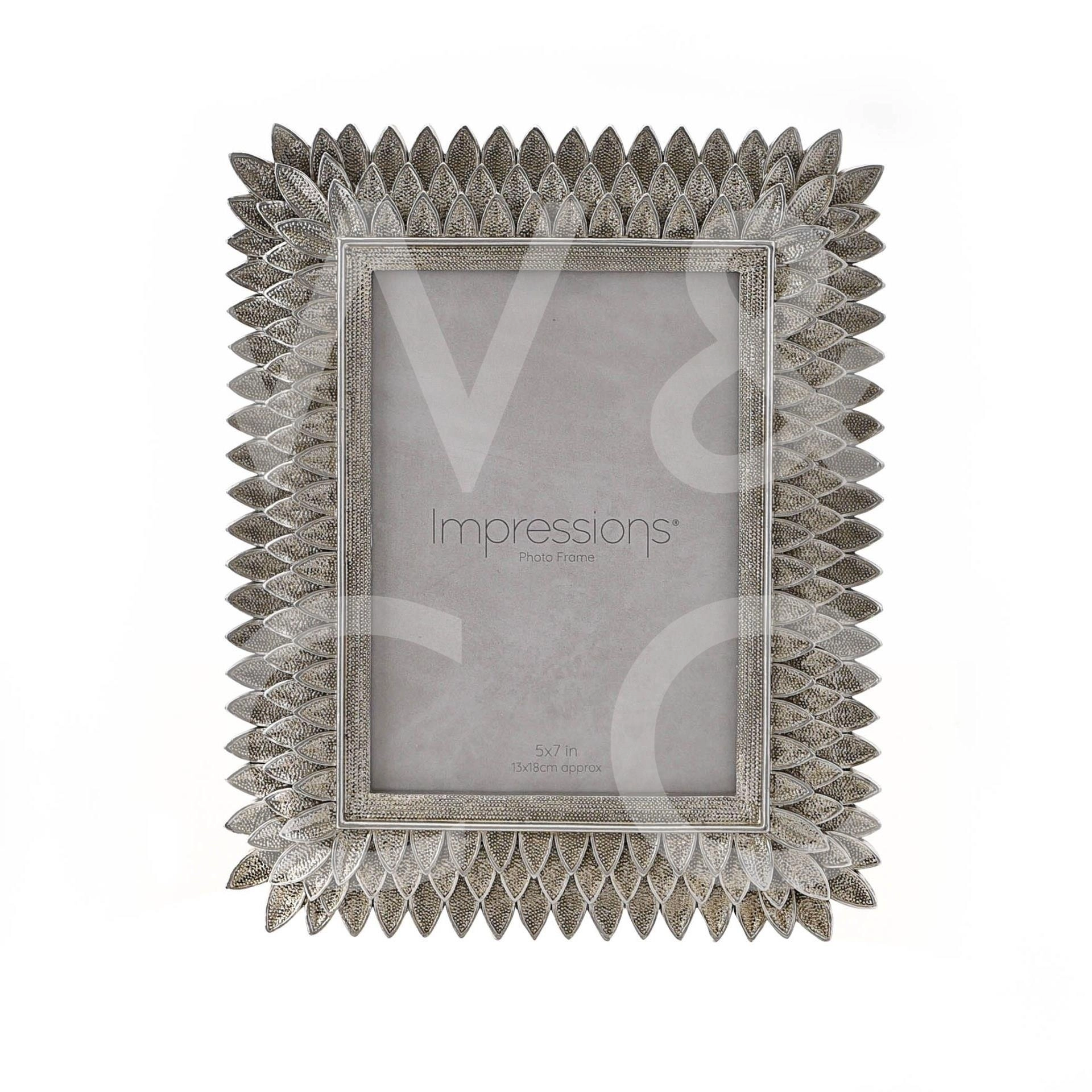 RAM ZA SLIKE WIDDOP IMRESSIONS SILVER RESIN LAYERED 5X7 FR53257