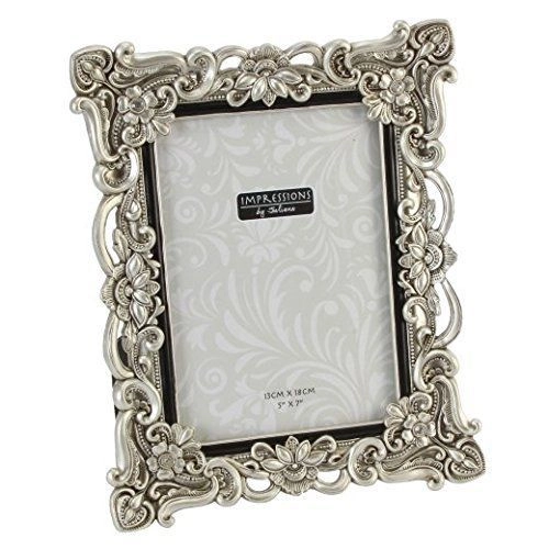 RAM ZA SLIKE WIDDOP IMPRESSIONS ANTIGUE SILVER FLORAL 5X7 FR47757