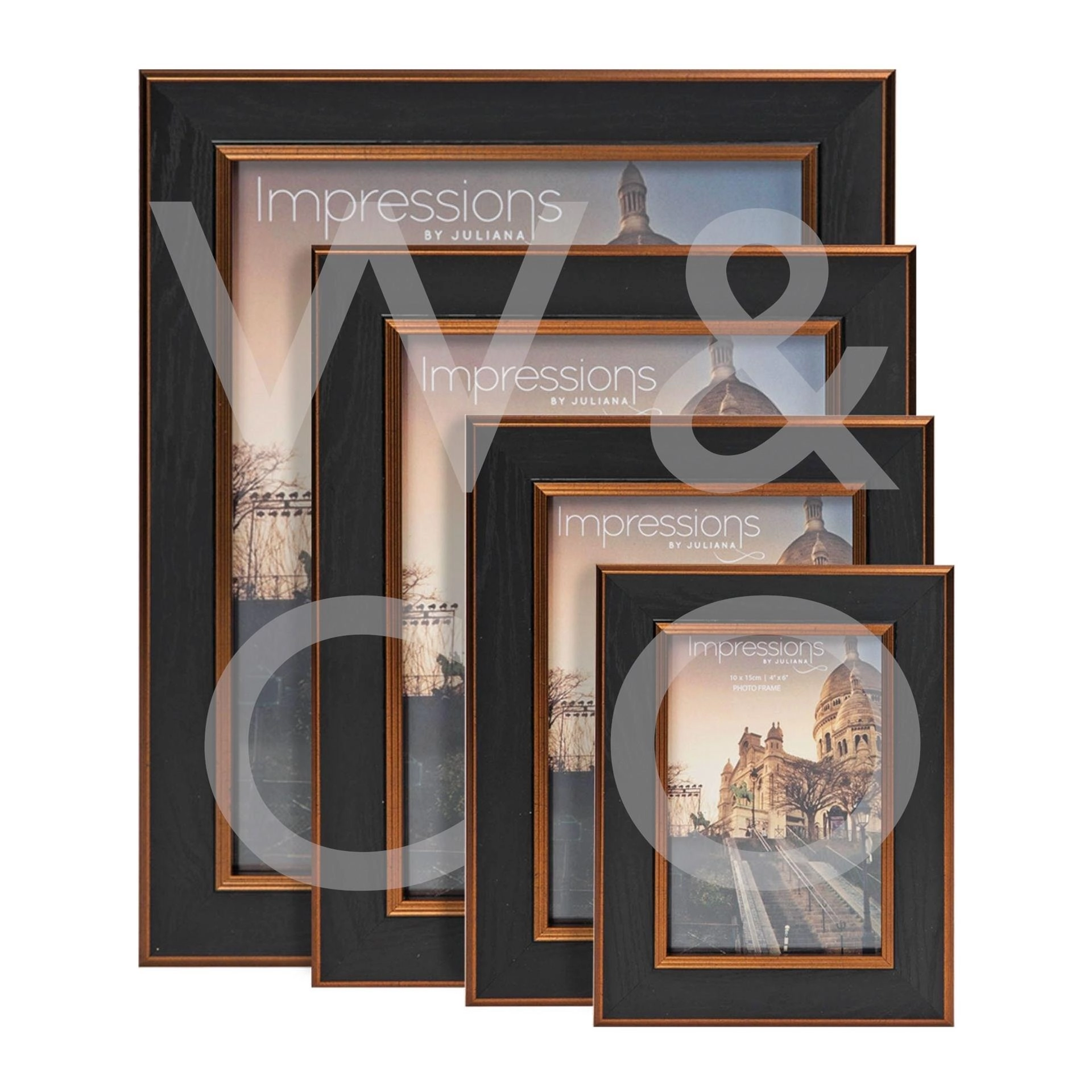 RAM ZA SLIKE WIDDOP IMPRESSIONS BLACK & GOLD 4X6 FP17046