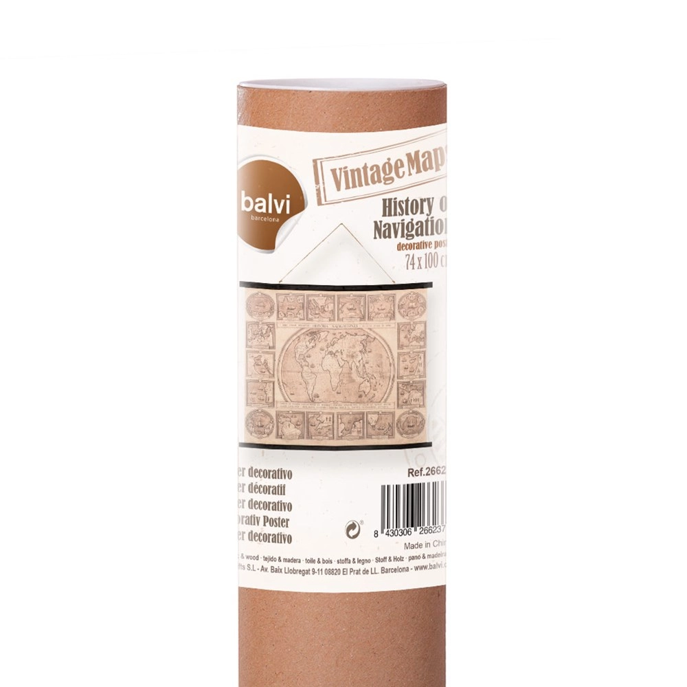 POSTER BALVI VINTAGE MAPS 74X100 cm 26623
