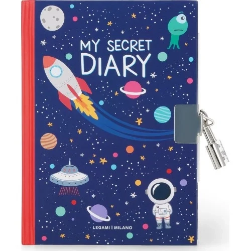 DNEVNIK SA KLJUČEM LEGAMI SPACE DIA0012