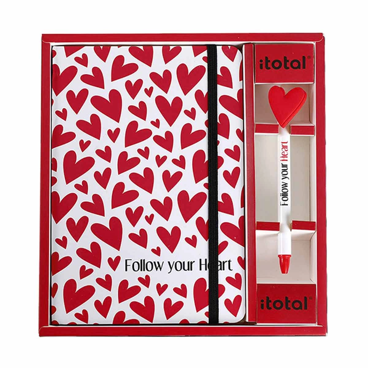 NOTES A5 I HEMIJSKA SET TOTAL FOLLOW YOUR HEART XL1831B