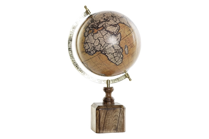 GLOBUS ITEM MANGO METAL 22X22X40 BALL 20CM. BROWN DH- 185435