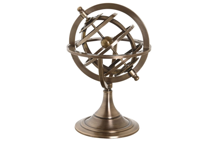 GLOBUS ITEM BRASS 12X12X18 WORN OUT GOLDEN DH- 205671