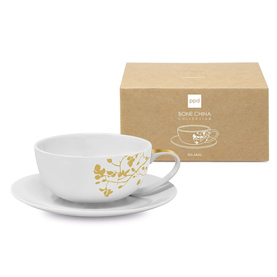 ŠOLJA PPD PURE BRANCH GOLD BONE CHINA 163702458