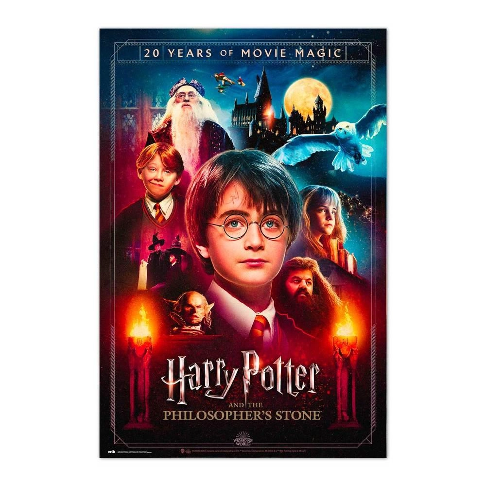 POSTER ERIK HARRY POTTER AND THE PHILOSOPHER'S STONE 20TH ANNIVERSARY