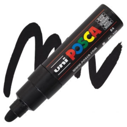 MARKER OBLI UNI POSCA CRNI PC-7M 66938