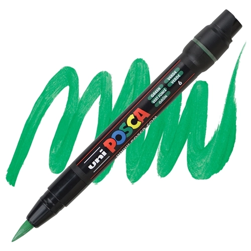 MARKER BRUSH UNI POSCA ZELENI PCF-350 63646