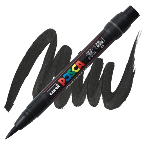 MARKER BRUSH UNI POSCA CRNI PCF-350 4963