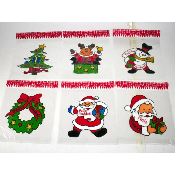 NOVOGODIŠNJI STIKERI ZA PROZOR GERIMPORT GEL 24CM 95051090